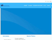 Tablet Screenshot of movimientoeuropeo.org